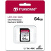 Карта пам'яті Transcend SD  64GB C10 UHS-I U3 R160/W50MB/s 4K