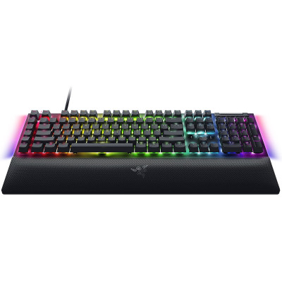 Клавіатура механічна Razer BlackWidow V4, 114key, Yellow Switch, USB-A, EN/RU, RGB, чорний Клавіатура механічна Razer BlackWidow V4, 114key, Yellow Switch, USB-A, EN/RU, RGB, чорний