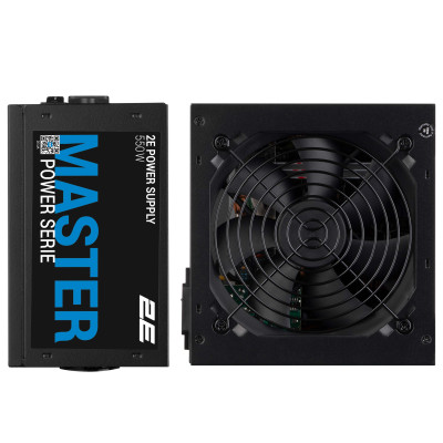Блок живлення 2E Master Power  (550W), >80%, 80+ White, 120мм, 1xMB 24pin(20+4), 1xCPU 8pin(4+4), 3xMolex, 5xSATA, 2xPCIe 8pin(6+2)