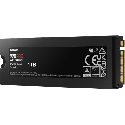 Накопичувач SSD Samsung M.2 1TB PCIe 4.0 990PRO + радіатор Накопичувач SSD Samsung M.2 1TB PCIe 4.0 990PRO + радіатор