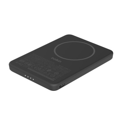 Акумулятор портативний літій-іонний Power Bank Belkin 5000мА·год, Slim Magnetic, чорний Акумулятор портативний літій-іонний Power Bank Belkin 5000мА·год, Slim Magnetic, чорний