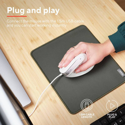 Миша Trust Bayo 2 Ergonomic, USB-A, біла Миша Trust Bayo 2 Ergonomic, USB-A, біла