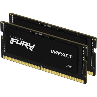 Пам'ять ноутбука Kingston DDR5 32GB KIT (16GBx2) 6000 FURY Impact XMP