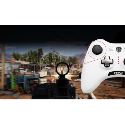 Геймпад MSI Force GC20 V2, USB-A, білий Геймпад MSI Force GC20 V2, USB-A, білий