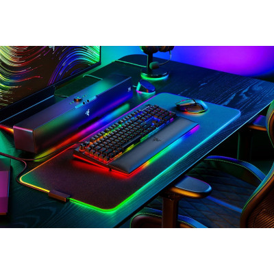Клавіатура механічна Razer BlackWidow V4 Pro 104key, Yellow Switch, USB-A, EN, RGB, чорний
