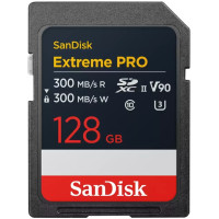 Карта пам'яті SanDisk SD 128GB C10 UHS-II U3 R300/W300MB/s Extreme Pro V90 Карта пам'яті SanDisk SD 128GB C10 UHS-II U3 R300/W300MB/s Extreme Pro V90