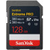 Карта пам'яті SanDisk SD  128GB C10 UHS-II U3 R300/W300MB/s Extreme Pro V90