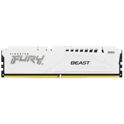 Пам'ять ПК Kingston DDR5  16GB 5600 FURY Beast Білий EXPO