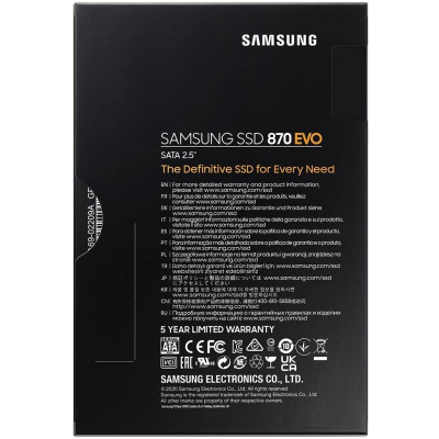 Накопичувач SSD Samsung 2.5 Накопичувач SSD Samsung 2.5