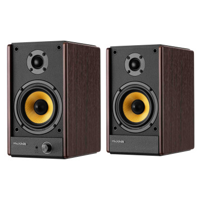Акустична система MICROLAB SOLO 3 2.0, 40w, mini-jack/, коричневий