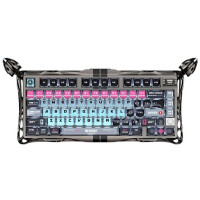 Клавіатура магнітна GravaStar Mercury V75 Pro 80keys, Magnetic Jade Gaming, 8K, USB-A, RGB, Cyberpunk