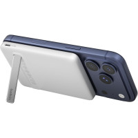 Акумулятор портативний літій-іонний Power Bank Belkin 5000мА·год, 20Вт PD/Qi2 15Вт, Magnetic Kickstand, білий
