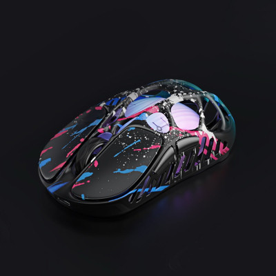 Миша GravaStar Mercury X Pro, 8K, BT/WL/USB-A, RGB, Neon Graffiti Миша GravaStar Mercury X Pro, 8K, BT/WL/USB-A, RGB, Neon Graffiti
