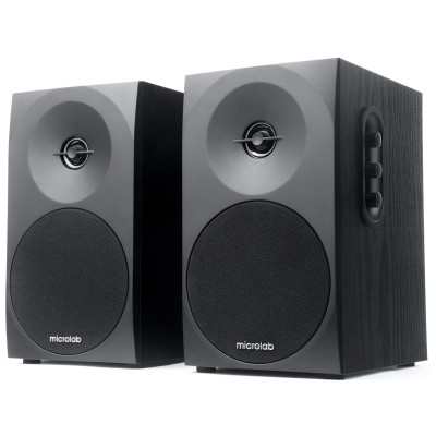 Акустична система MICROLAB B-70 2.0, 20W, mini-jack, чорний
