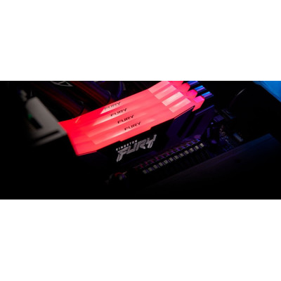 Пам'ять ПК Kingston DDR5 32GB KIT (16GBx2) 6400 FURY Renegade RGB XMP