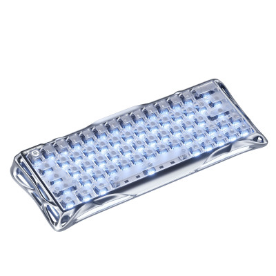 Клавіатура магнітна GravaStar Mercury V60 60keys, UFO Magnetic Gaming, 8K, USB-A, RGB, Sliver Frost