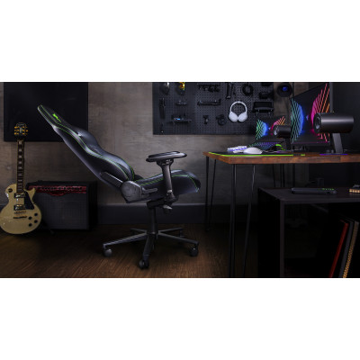 Крісло Razer Enki X ПУ шкіра, 2D-Armrests, чорно-зелений Крісло Razer Enki X ПУ шкіра, 2D-Armrests, чорно-зелений