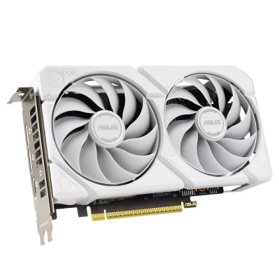 Вiдеокарта ASUS Radeon RX 9060 XT 16GB GDDR6 OC DUAL-RX9060XT-16G-WHITE білий