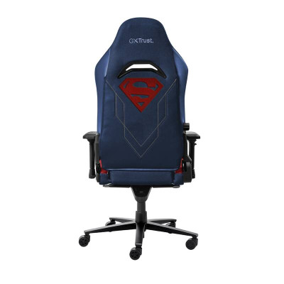 Крісло Trust GXT721SM Ruya Pro Superman edition, ПУ шкіра, Foldable Armrests, синій