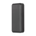 Акумулятор портативний літій-іонний Power Bank 2E 20000мА·год, USB-C/microUSB/USB-А, чорний
