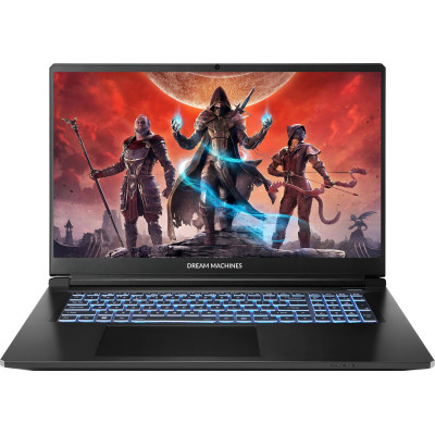 Ноутбук Dream Machines RT5060-17 17.3FHD IPS, AMD AI 7 350, 32GB, F1TB, NVD5060-8, DOS, чорний