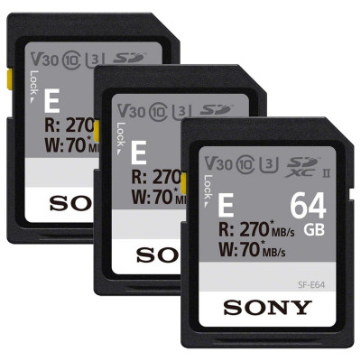 Карта пам'яті Sony SDXC 128GB C10 UHS-II U3 V60 R270/W100MB/s Entry Карта пам'яті Sony SDXC 128GB C10 UHS-II U3 V60 R270/W100MB/s Entry