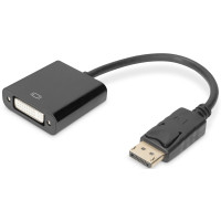 Адаптер DIGITUS DP 1.1 - DVI Full HD, M/F, 0.15м