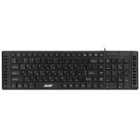Клавіатура мембранна Acer OKW010, 115key, USB-A, EN/UKR/RU,чорний Клавіатура мембранна Acer OKW010, 115key, USB-A, EN/UKR/RU,чорний