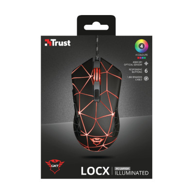 Миша GXT 133 Lock, USB-A, чорний