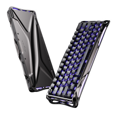 Клавіатура магнітна GravaStar Mercury V60 60keys, UFO Magnetic Gaming, 8K, USB-A, RGB, Gunmetal Smok Клавіатура магнітна GravaStar Mercury V60 60keys, UFO Magnetic Gaming, 8K, USB-A, RGB, Gunmetal Smok