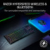 Клавіатура механічна Razer BlackWidow V4 Low-profile TKL HyperSpeed, 87key, Green Switch, USB-A/WL/BT, EN, RGB, чорний