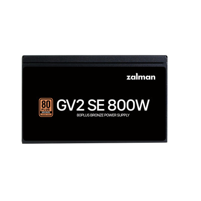 Блок живлення Zalman GV2SE  (800W) 88%, 80+ Bronze, 120мм, 1xMB 24pin(20+4), 1xCPU(4+4 pin + 8pin), 4xMolex, 8xSATA, 4xPCIe 8pin(6+2)
