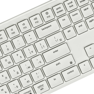 Клавіатура мембрана Keychron B6 Pro, USB/WL/BT, ivory white Клавіатура мембрана Keychron B6 Pro, USB/WL/BT, ivory white