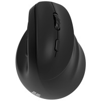 Миша 2E MF325 Silent, WL/BT, вертикальна, чорний