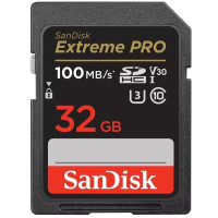 Карта пам'яті SanDisk SD 32GB C10 UHS-I U3 R100/W90MB/s Extreme Pro V30 Карта пам'яті SanDisk SD 32GB C10 UHS-I U3 R100/W90MB/s Extreme Pro V30