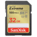 Карта пам'яті SanDisk SD 32GB C10 UHS-I U3 R100/W60MB/s Extreme V30 Карта пам'яті SanDisk SD 32GB C10 UHS-I U3 R100/W60MB/s Extreme V30