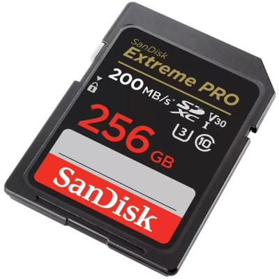 Карта пам'яті SanDisk SD 256GB C10 UHS-I U3 R200/W140MB/s Extreme Pro V30 Карта пам'яті SanDisk SD 256GB C10 UHS-I U3 R200/W140MB/s Extreme Pro V30