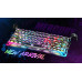 Клавіатура магнітна GravaStar Mercury V75 Pro 80keys, Magnetic Jade Gaming, 8K, USB-A, RGB, Neon Graffiti