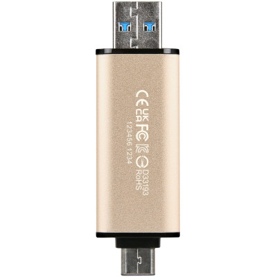 Накопичувач Transcend 128GB USB 3.2 Type-A + Type-C JetFlash 930 R420/W400MB/s Чорний