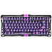 Клавіатура магнітна GravaStar Mercury V75 Lite 75keys, Blackcore, USB-A, Transparent Black