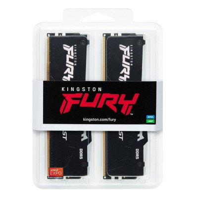 Пам'ять ПК Kingston DDR5 64GB KIT (32GBx2) 5200 FURY Beast RGB