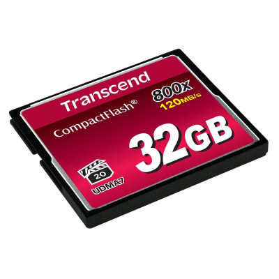 Карта пам'яті Transcend CF  32GB 800X