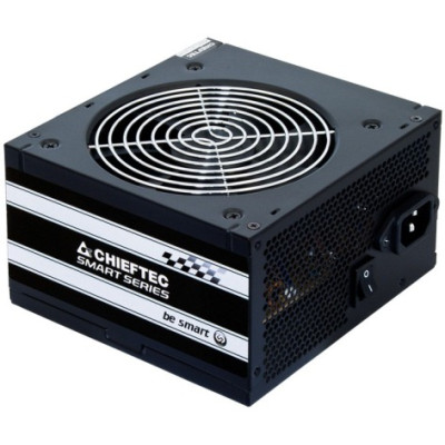 Блок живлення CHIEFTEC Smart  (650W), >85%, 120мм, 1xMB 24pin(20+4), 1xCPU 8pin(4+4), 2xMolex, 6xSATA, 2xPCIe 8pin(6+2)