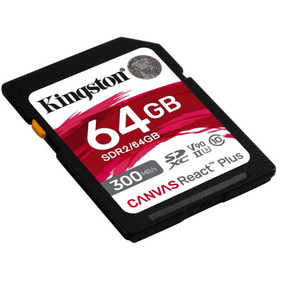 Карта пам'яті Kingston SD   64GB C10 UHS-II U3 R300/W260MB/s