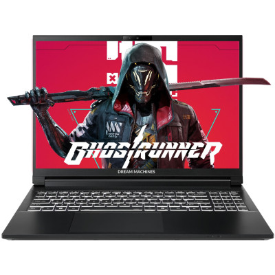 Ноутбук Dream Machines RT5060-15 15.6FHD+ IPS, AMD AI 9 HX 370, 32GB, F2TB, NVD5060-8, DOS, чорний