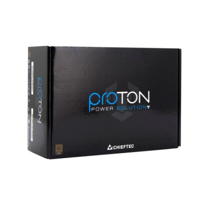 Блок живлення CHIEFTEC Proton  (600W), >85%, 80+ Bronze, 120мм, 1xMB 24pin(20+4), 1xCPU 8pin(4+4), 3xMolex, 6xSATA, 2xPCIe 8pin(6+2)