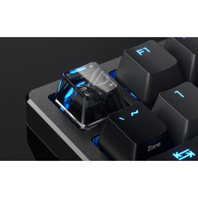 Клавіатура механічна ASUS ROG Azoth 96 HE, 96key, HFX V2 Magnetic Switches, USB-A/WL/BT, EN, RGB, чорний