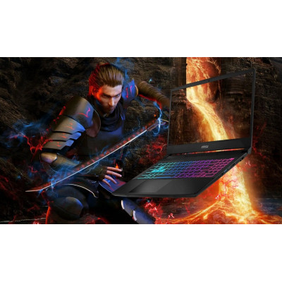 Ноутбук MSI Katana 15 HX B14WFK-896XUA 15.6 QHD, Intel i7-14650HX, 32GB, F1TB, NVD5060-8, DOS, чорний
