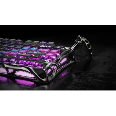 Клавіатура механічна GravaStar Mercury K1 Pro 80keys, GravaStar x Kailh Speedy Mint, BT/WL/USB, cyberpunk Клавіатура механічна GravaStar Mercury K1 Pro 80keys, GravaStar x Kailh Speedy Mint, BT/WL/USB, cyberpunk