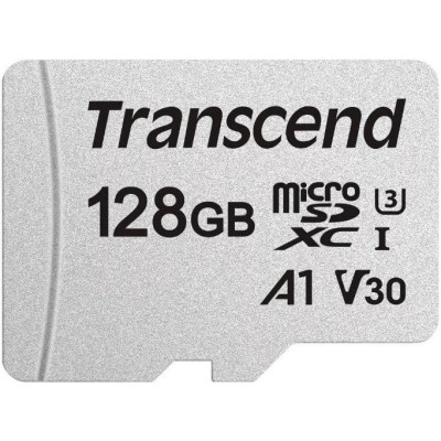 Карта пам'яті Transcend microSD 128GB C10 UHS-I R100/W40MB/s + SD Карта пам'яті Transcend microSD 128GB C10 UHS-I R100/W40MB/s + SD